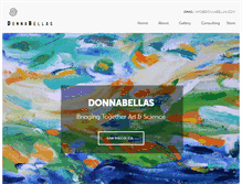 Tablet Screenshot of donnabellas.com
